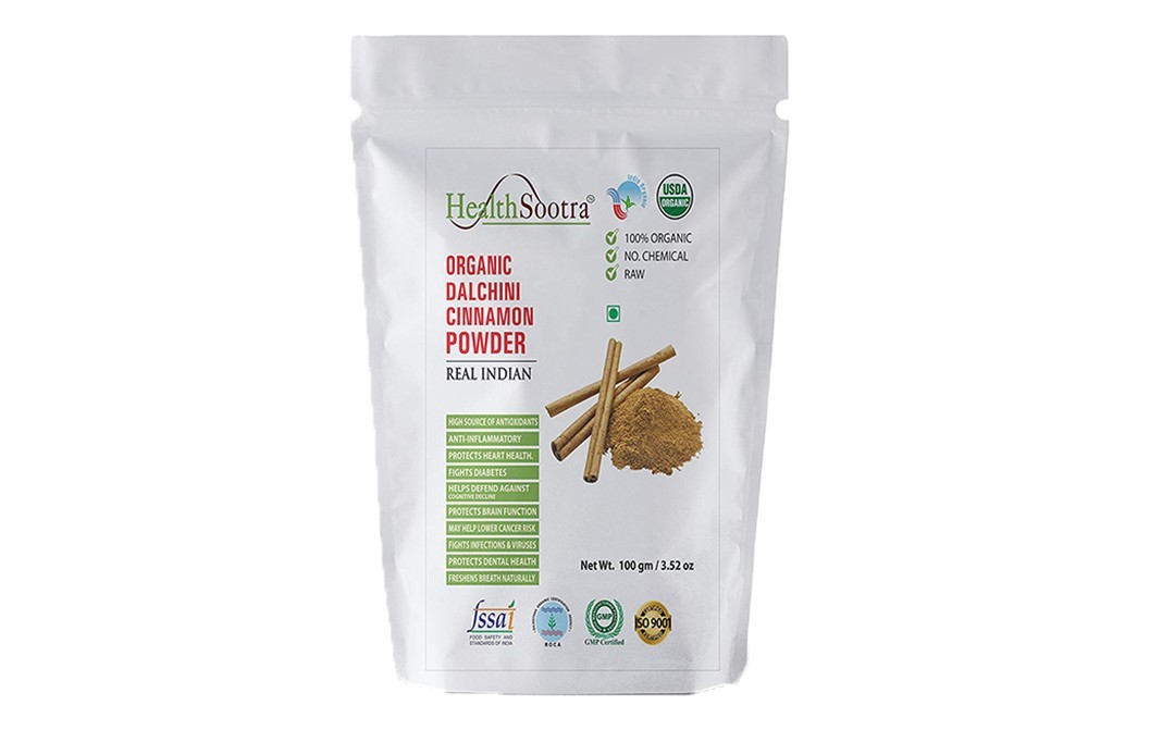Healthsootra Organic Dalchini Cinnamon Powder    Pack  100 grams